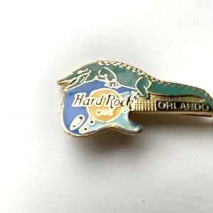 Hard Rock Cafe Orlando Florida Alligator Pin Guitar